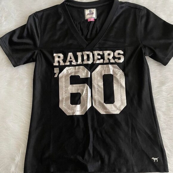 PINK Raiders women Jersey Tee Small - Picture 1 of 4